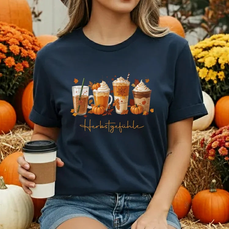 Pumpkin Spiced Latte Shirt Damen