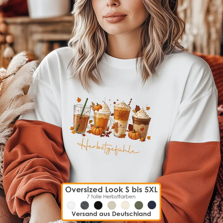 Pumpkin Spiced Latte Shirt Damen