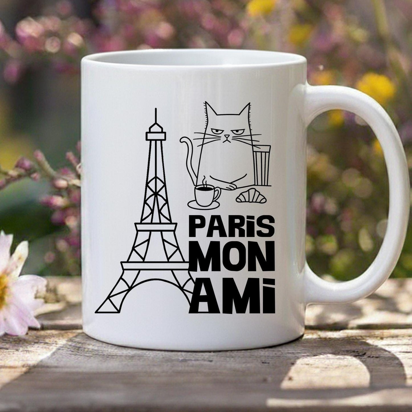 Paris Mon Ami Tasse Katze