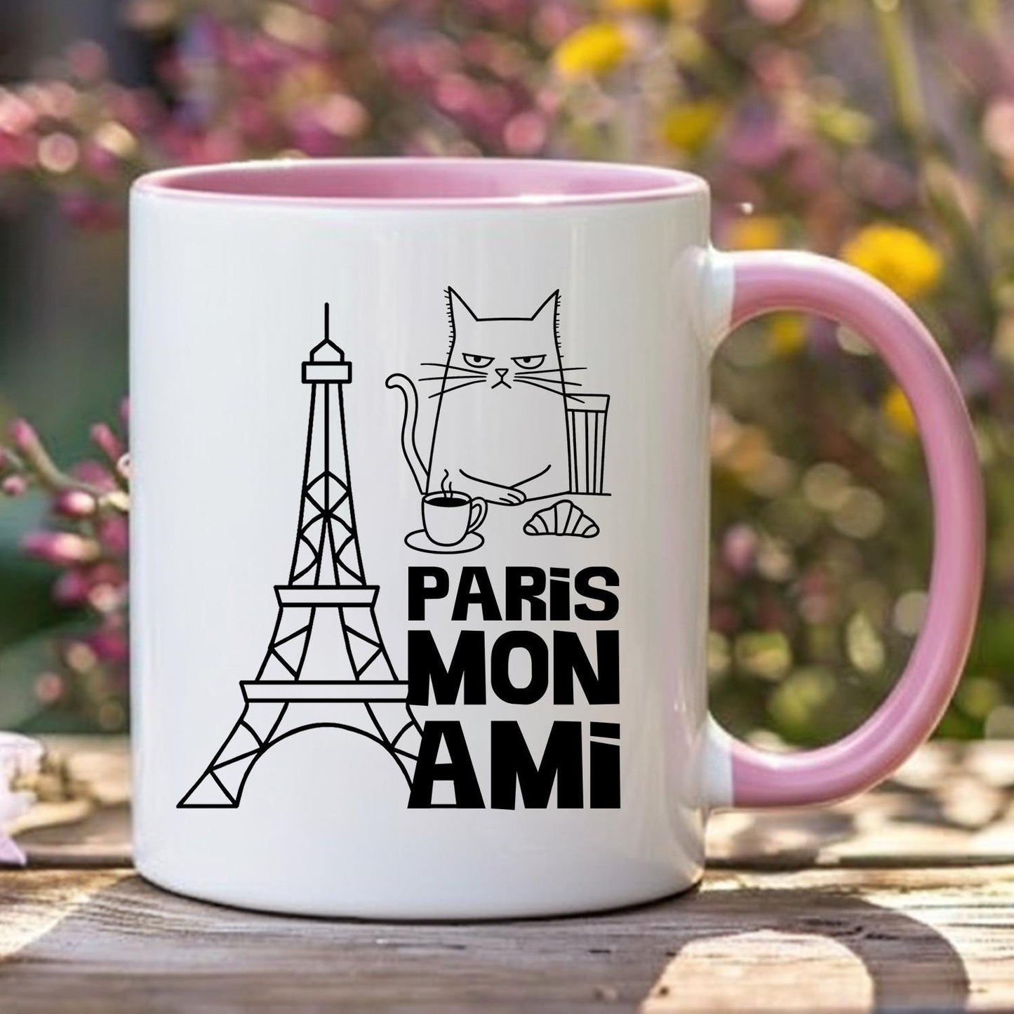 Paris Mon Ami Tasse Katze