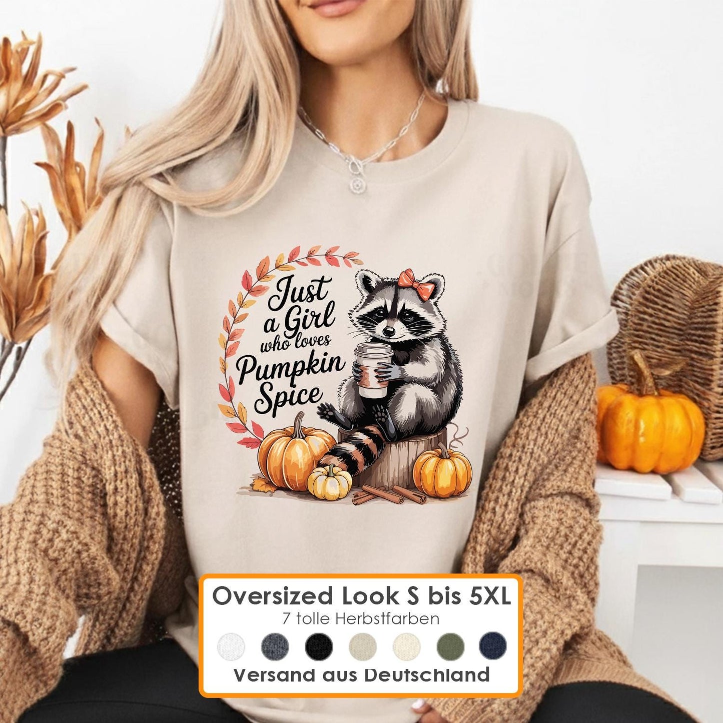 Waschbär Halloween Shirt