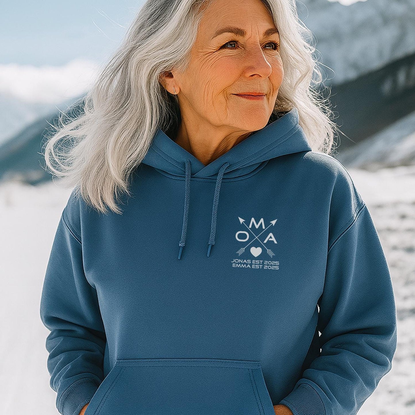 Personalisierter Hoodie für Oma