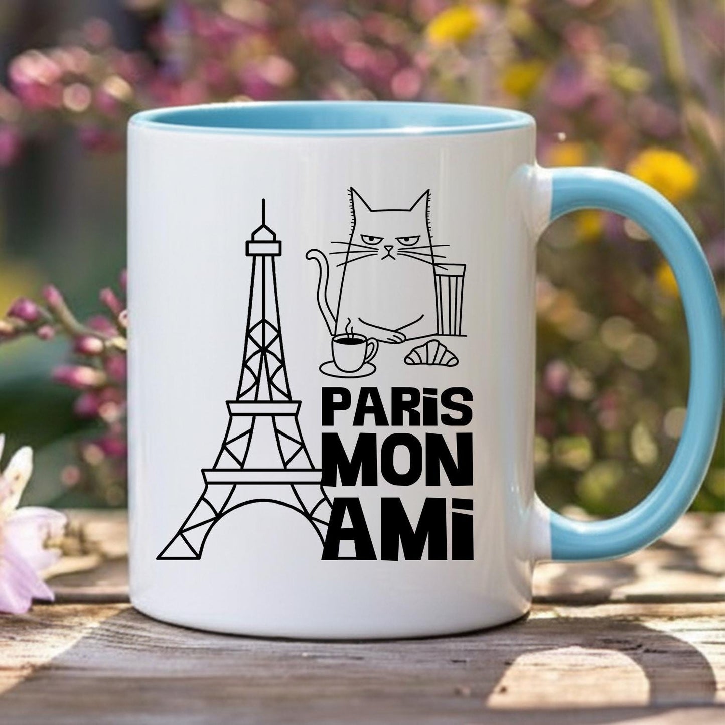 Paris Mon Ami Tasse Katze