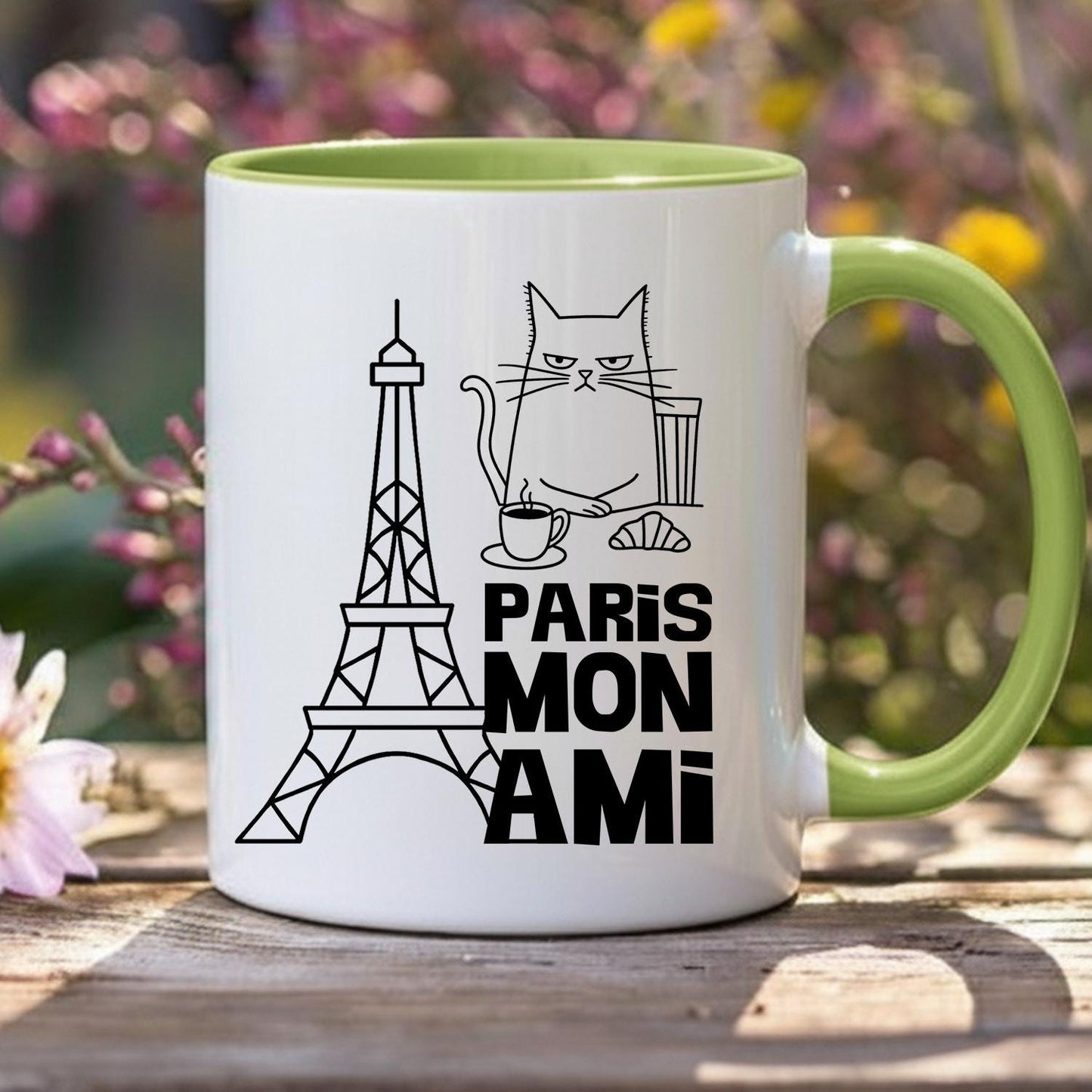 Paris Mon Ami Tasse Katze
