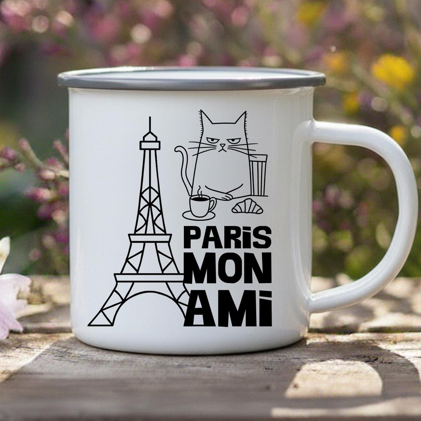 Paris Mon Ami Tasse Katze