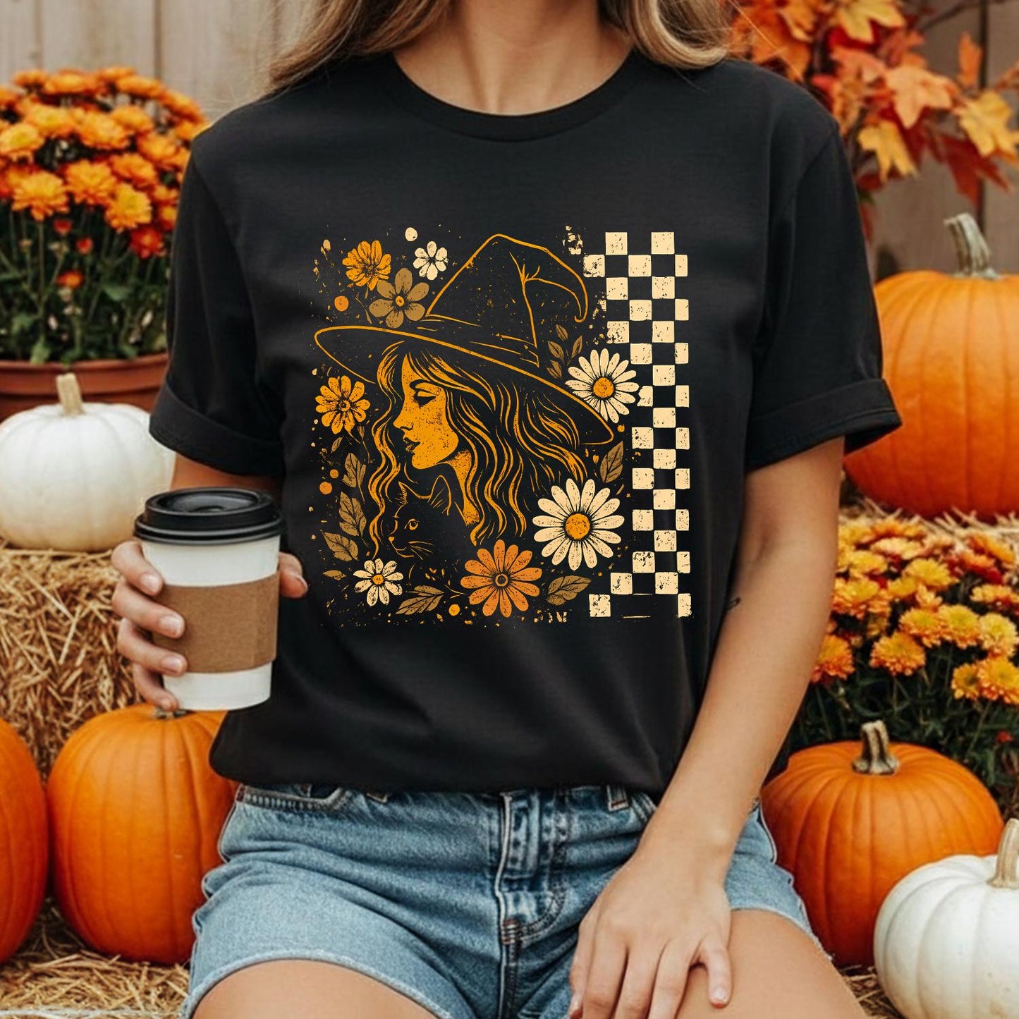 Halloween Hexe Oversized Shirt