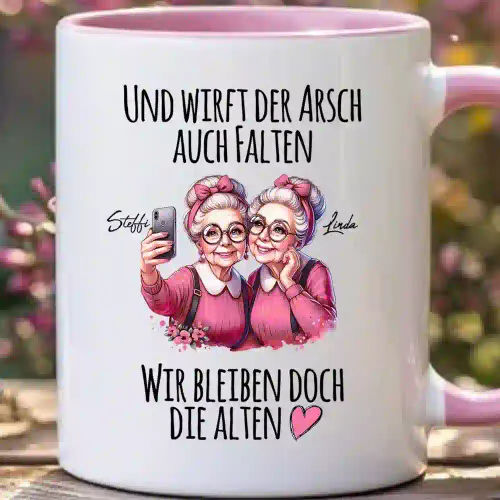 Personalisierte Tasse mit Namen für die beste Freundin