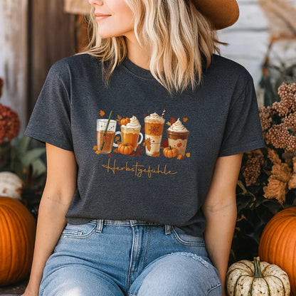 Pumpkin Spiced Latte Shirt Damen