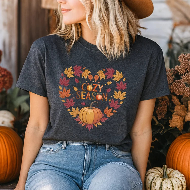 Herbst T-Shirt Cozy Season