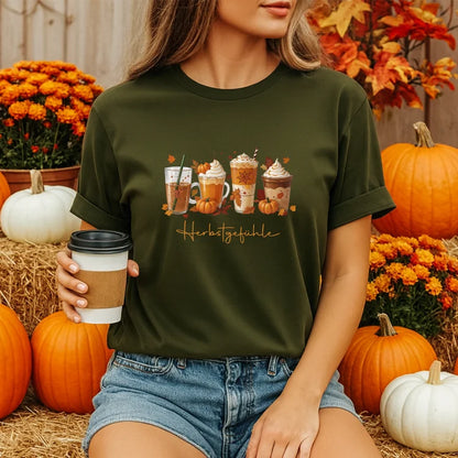 Pumpkin Spiced Latte Shirt Damen