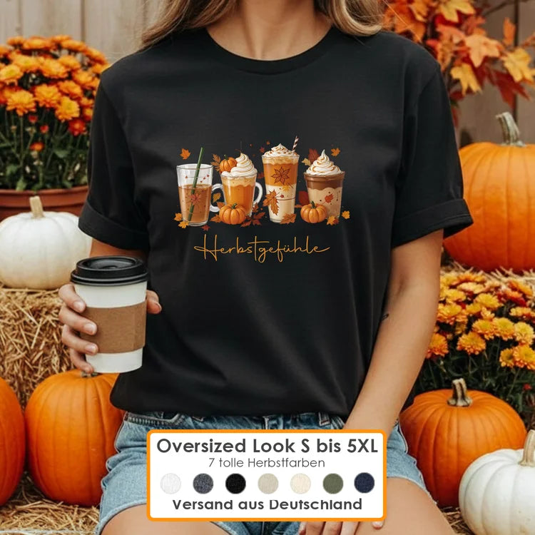 Pumpkin Spiced Latte Shirt Damen