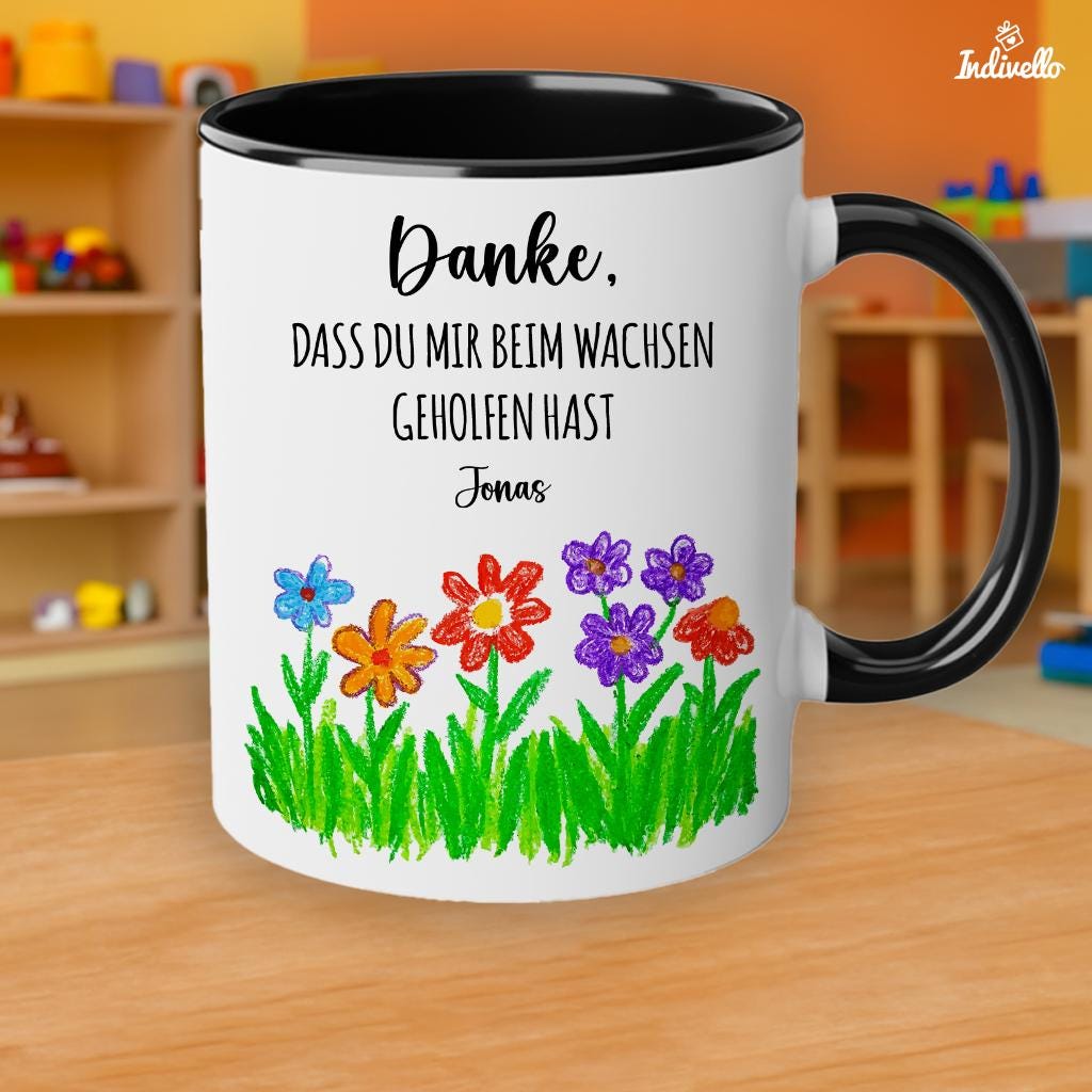 Personalisierte Tasse Erzieherin