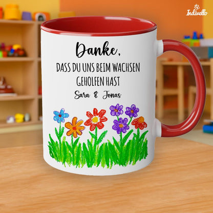 Personalisierte Tasse Erzieherin