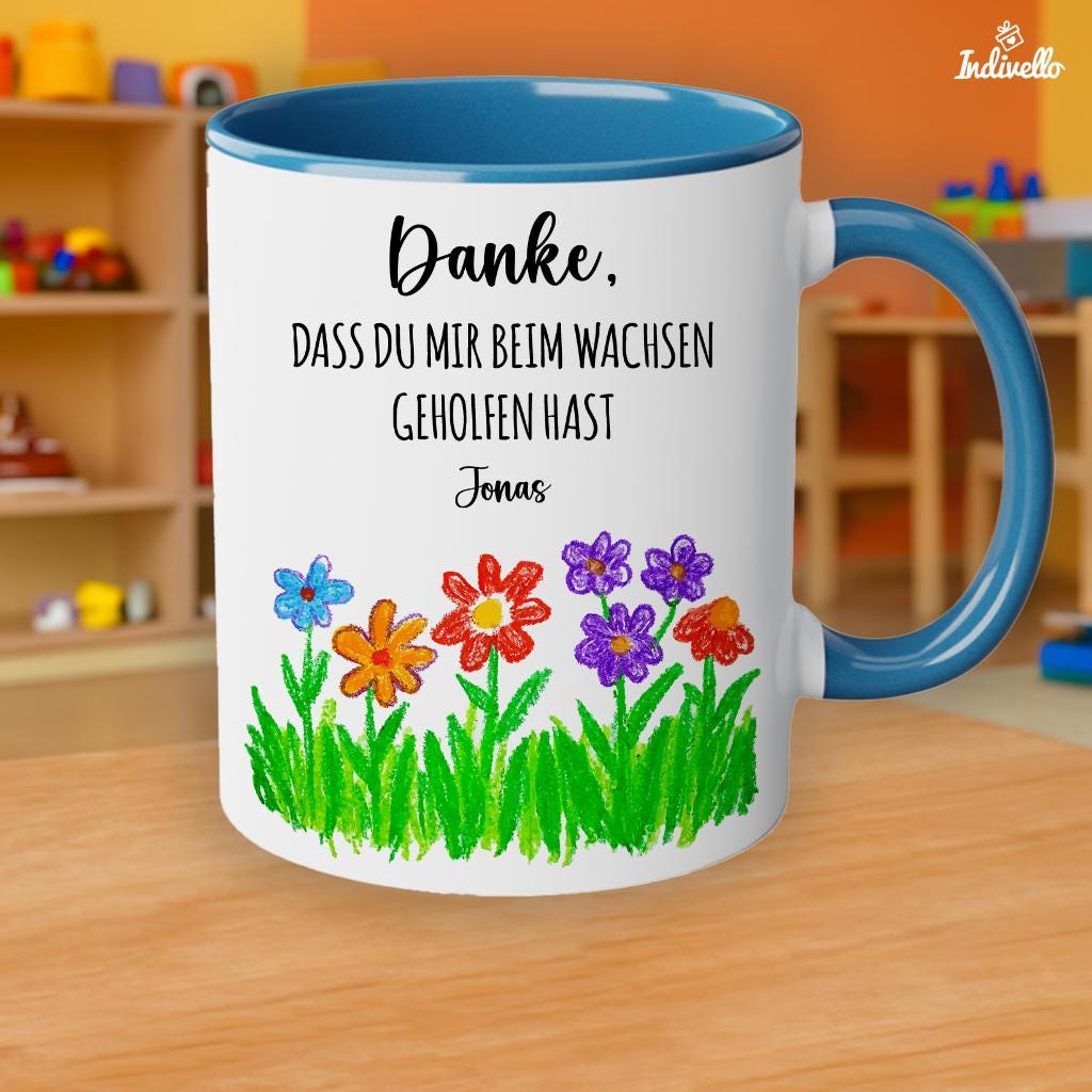 Personalisierte Tasse Erzieherin