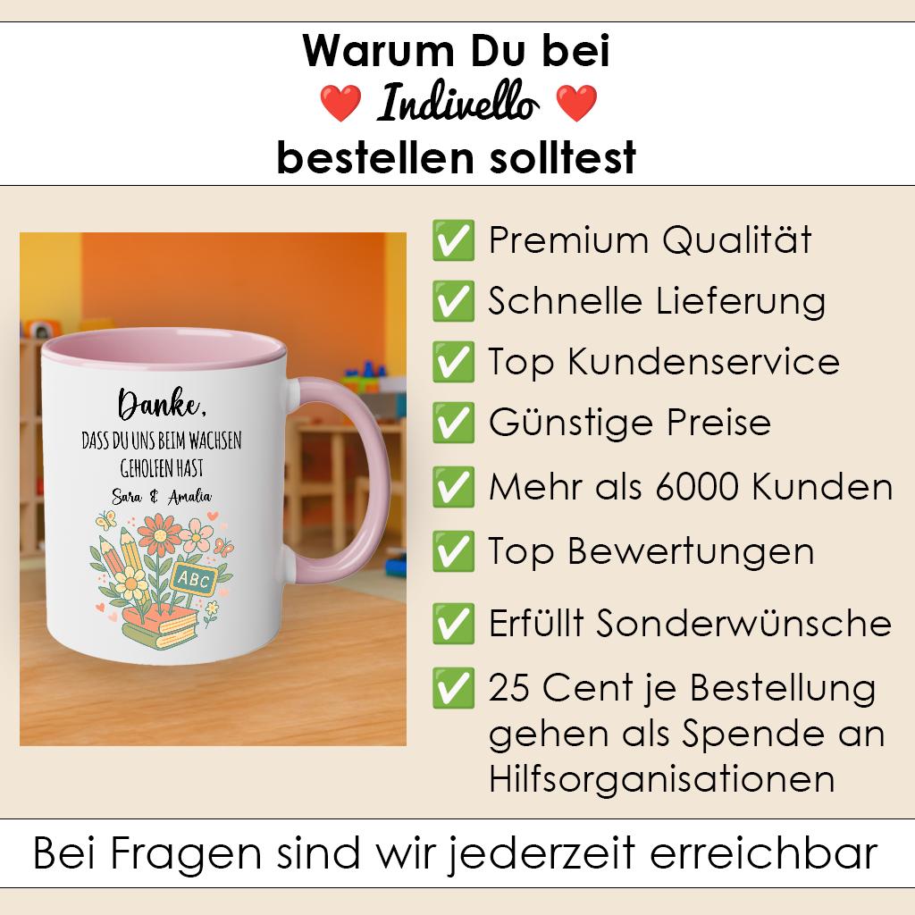 Personalisierte Tasse Lehrer & Lehrerinnen