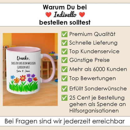 Personalisierte Tasse Erzieherin
