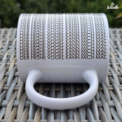 Kaffeetasse mit Geheimbotschaft