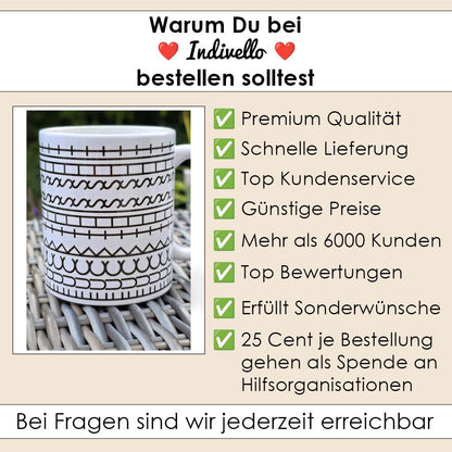 Kaffeetasse mit Geheimbotschaft
