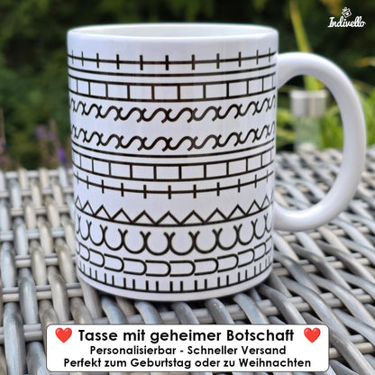 Kaffeetasse mit Geheimbotschaft
