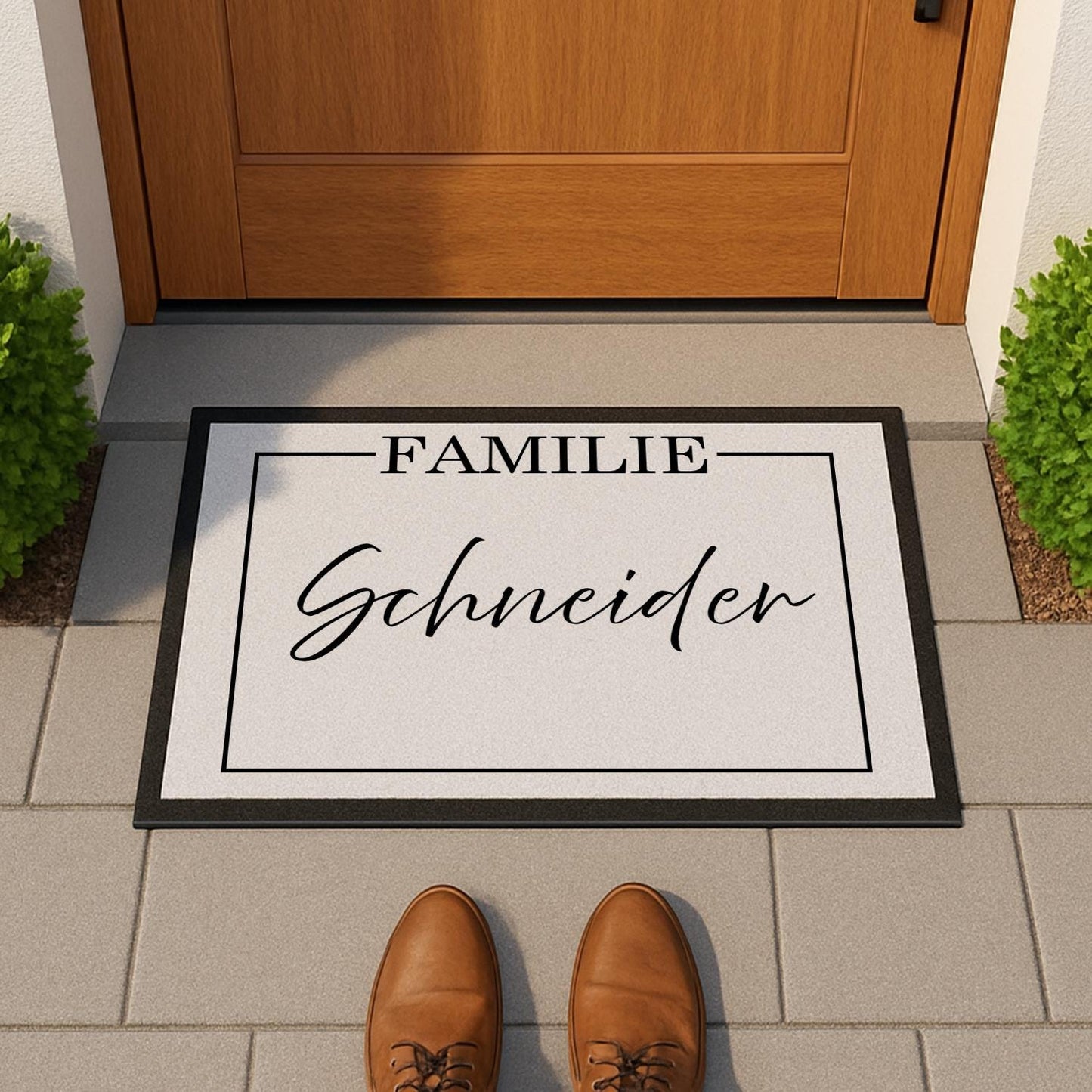 Personalisierte Fußmatte Familie