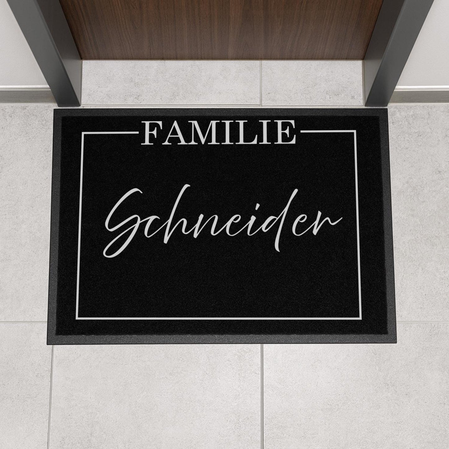 Personalisierte Fußmatte Familie