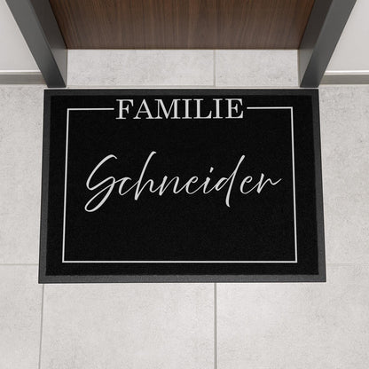 Personalisierte Fußmatte Familie