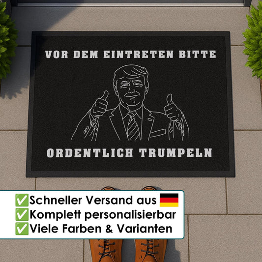 Lustige Fußmatte