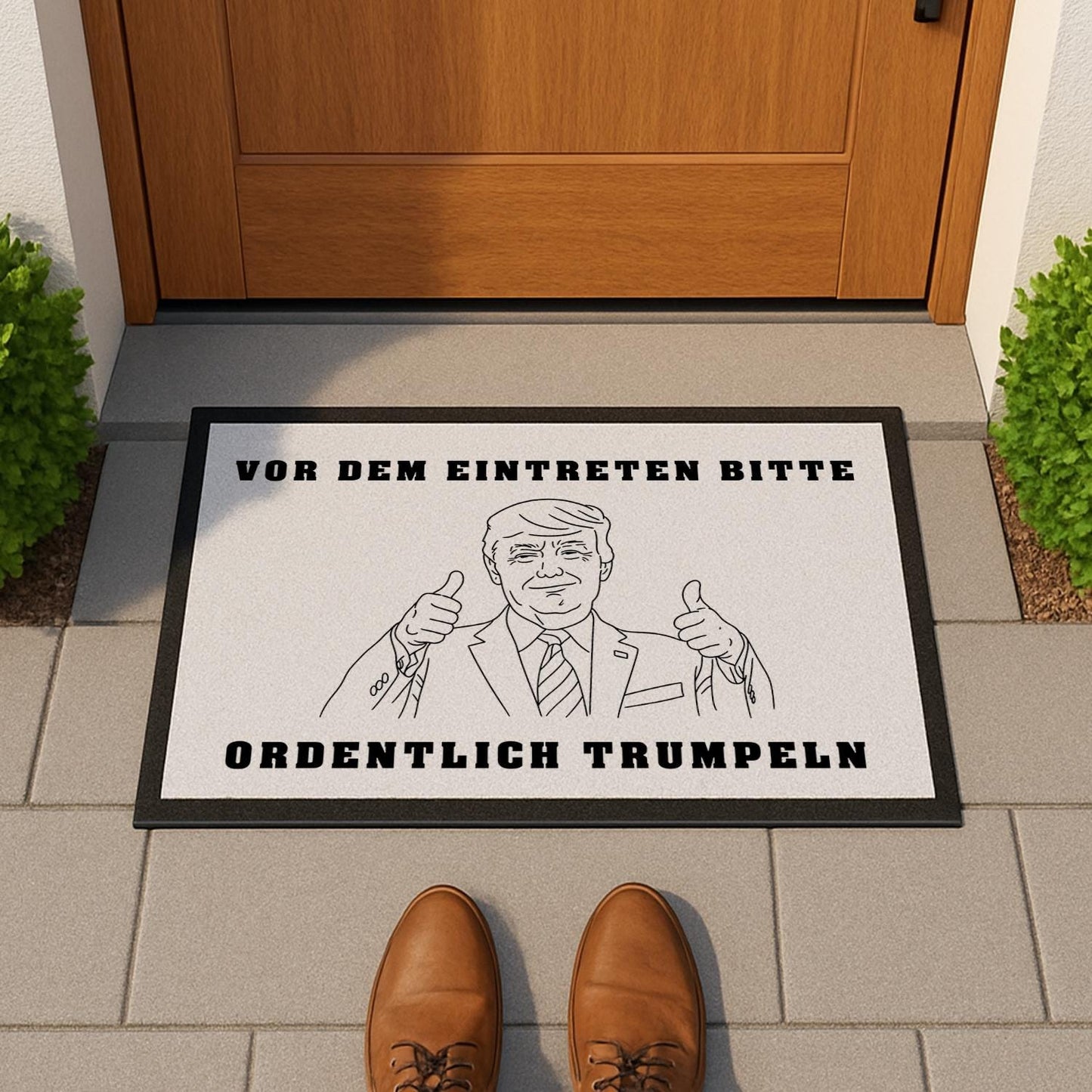 Lustige Fußmatte