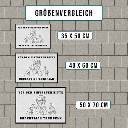 Lustige Fußmatte