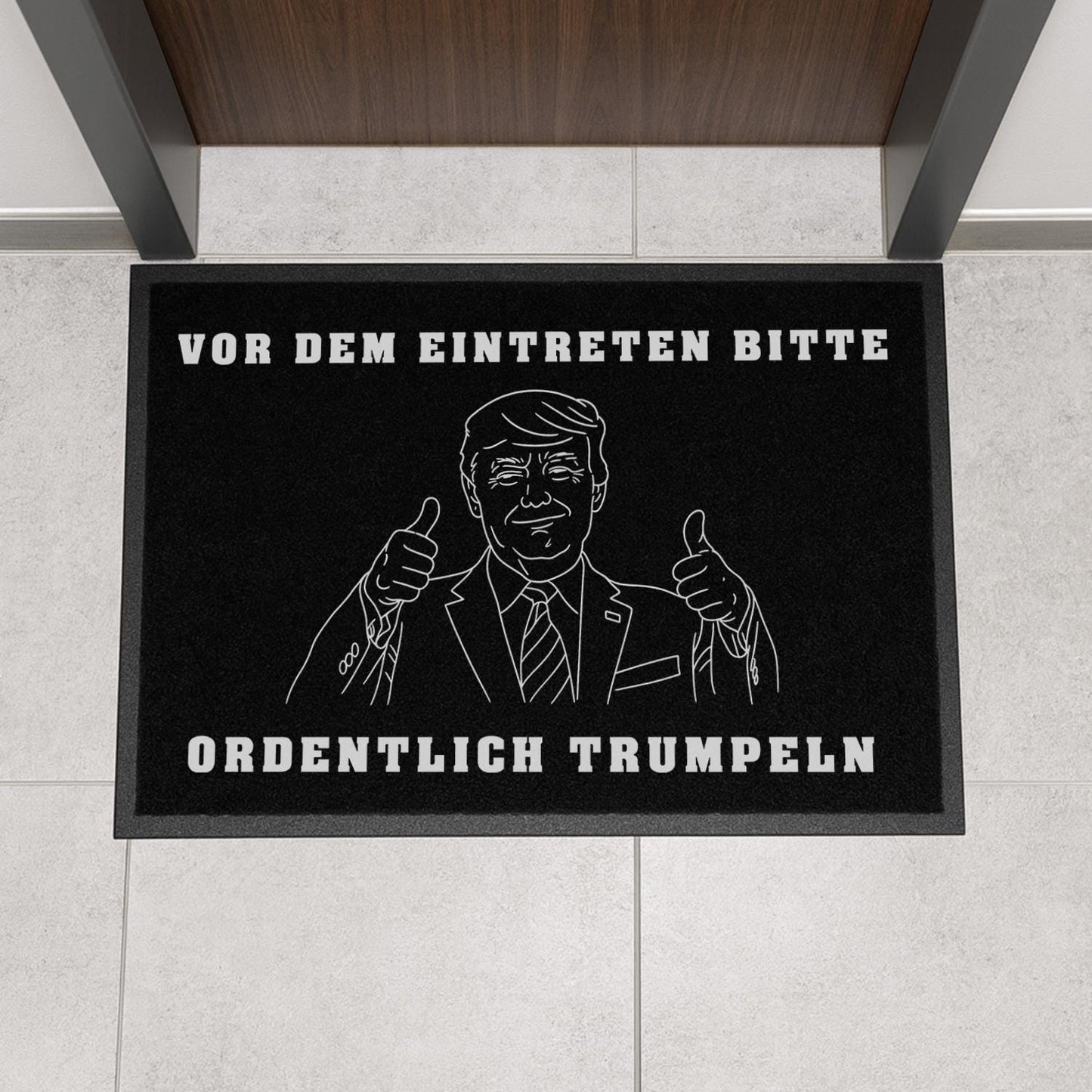 Lustige Fußmatte