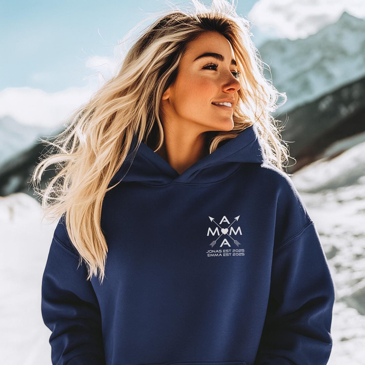 Personalisierter Hoodie für Mama