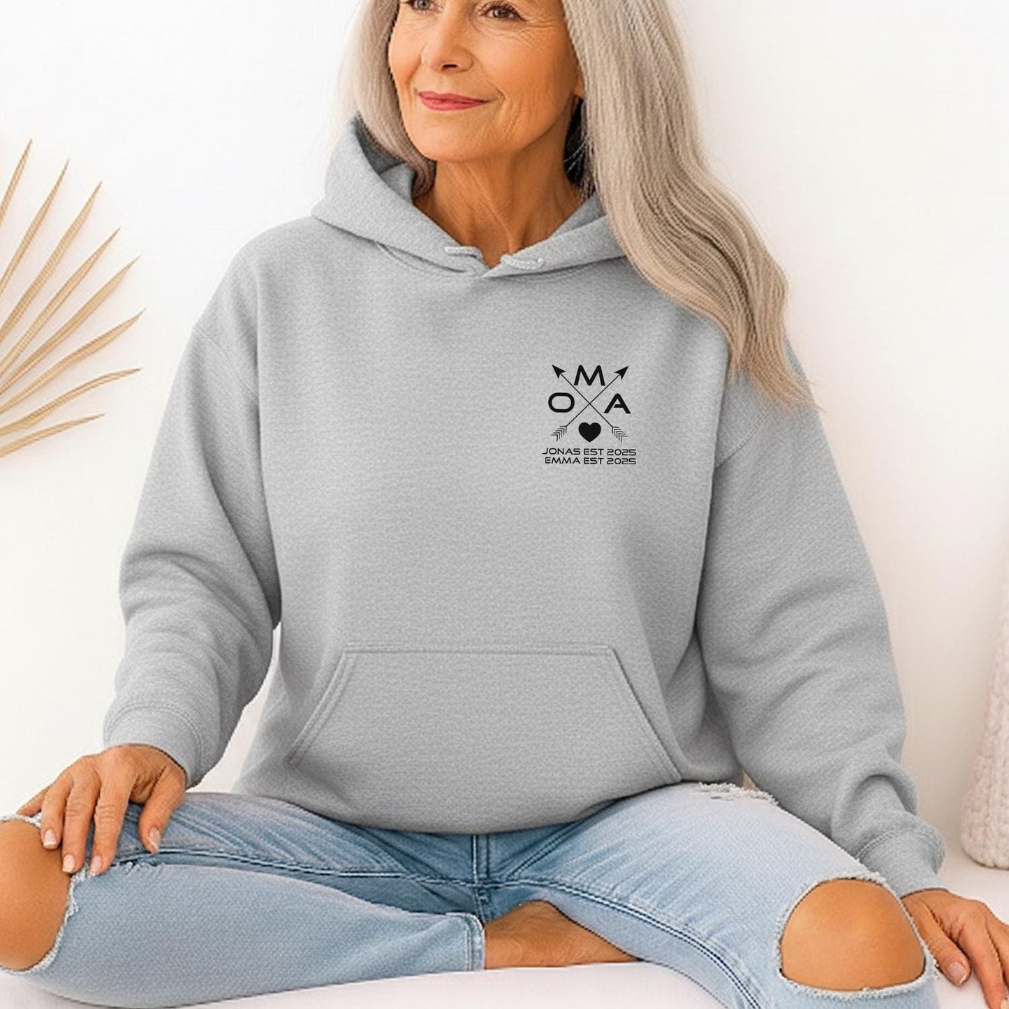 Personalisierter Hoodie für Oma