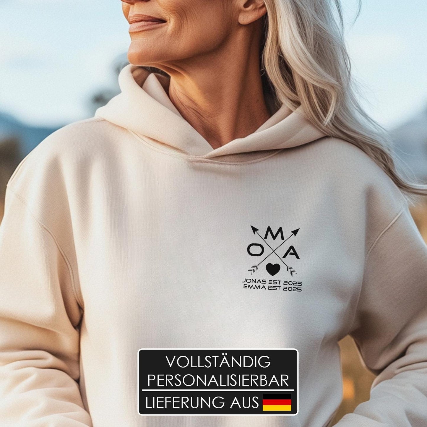 Oma Geschenk der Enkelkinder