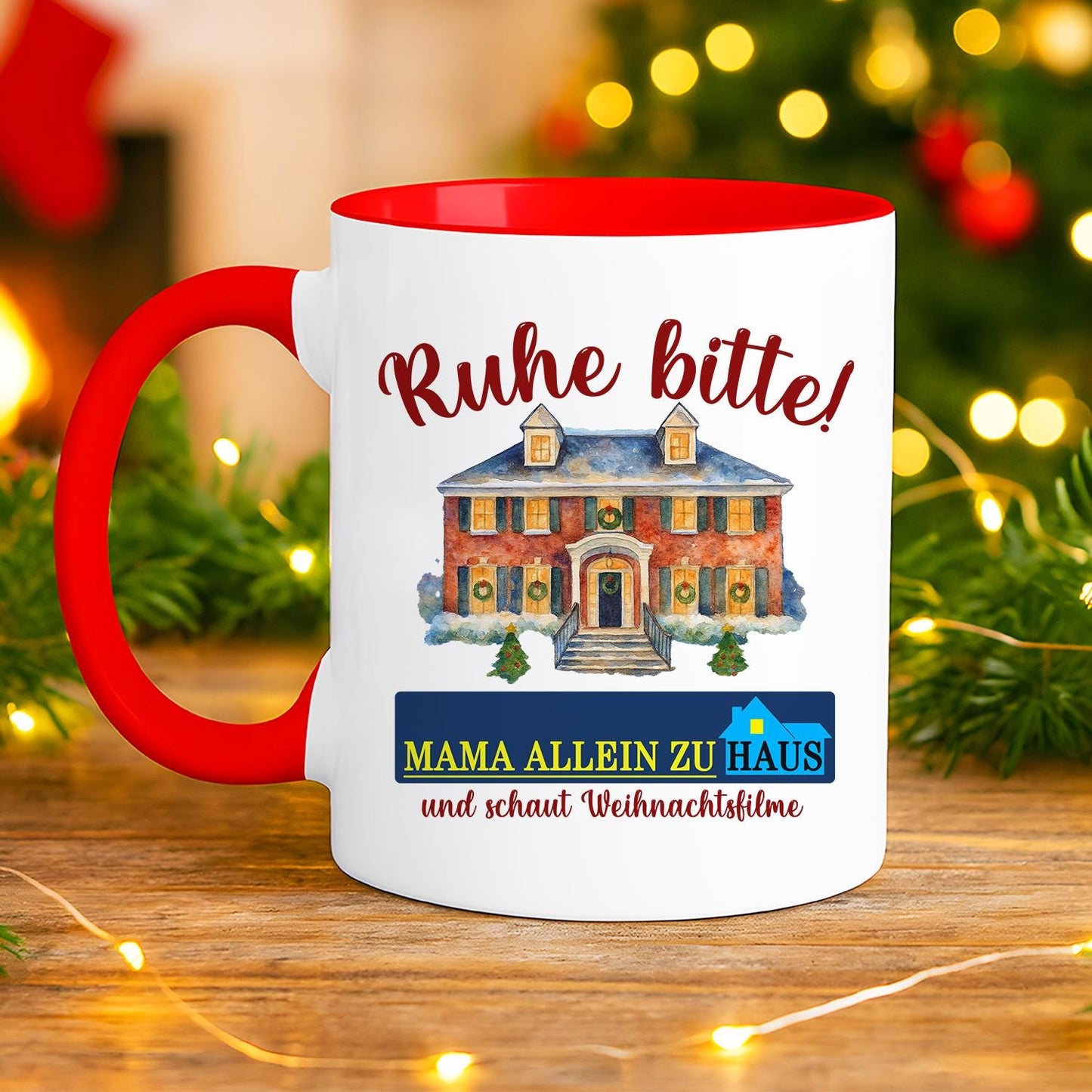 Weihnachtsfilm Tasse personalisiert