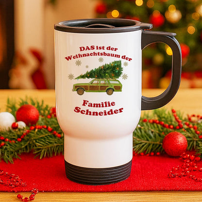 Lustige Weihnachtstasse personalisiert