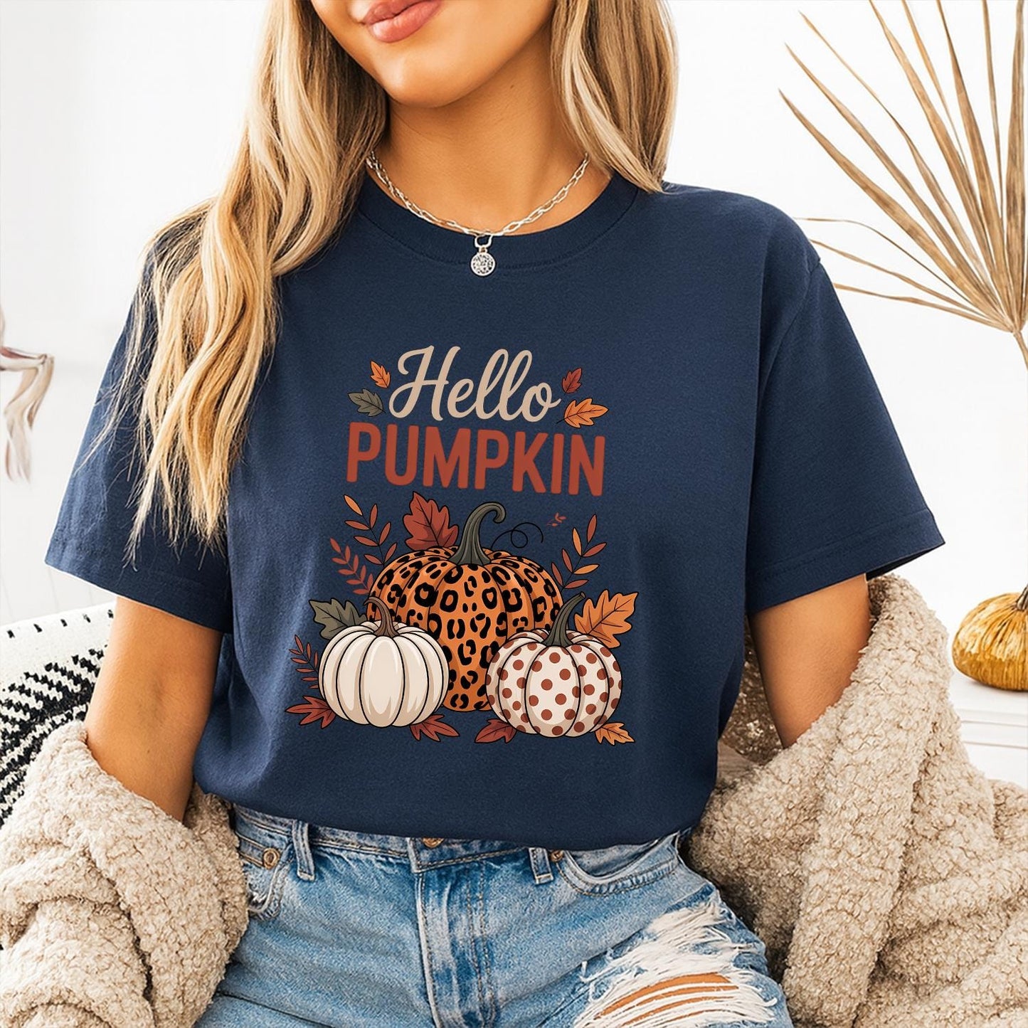 Hello Pumpkin Shirt Halloween