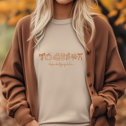 Herbstgefühle Doodle Damen T-Shirt