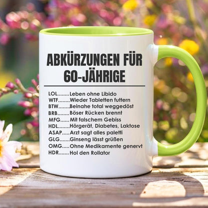 Lustige Tasse 60. Geburtstag
