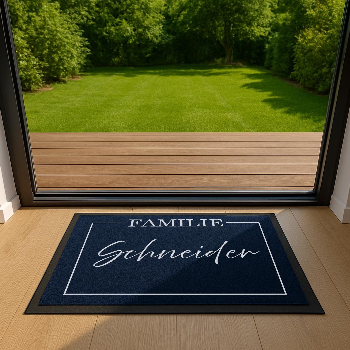 Personalisierte Fußmatte Familie