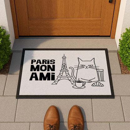 Fußmatte mit Katze Paris Mon Ami