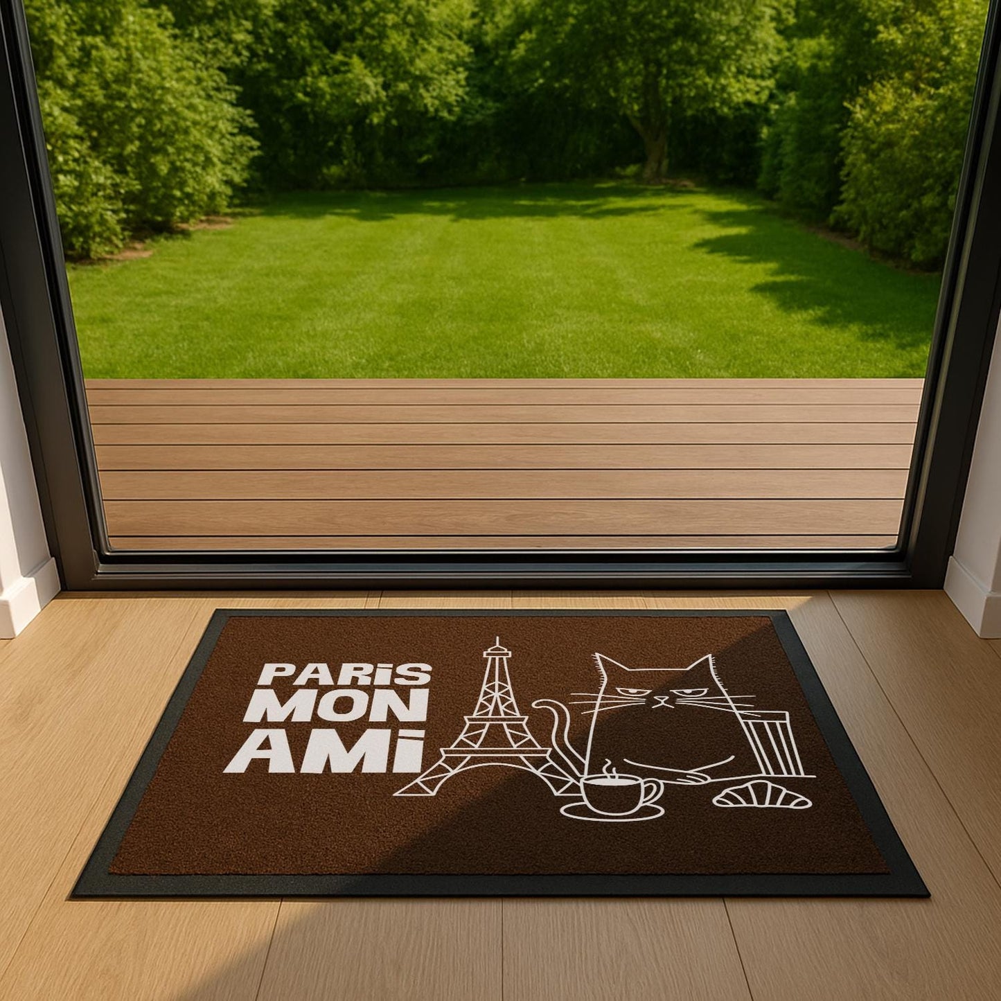 Fußmatte mit Katze Paris Mon Ami