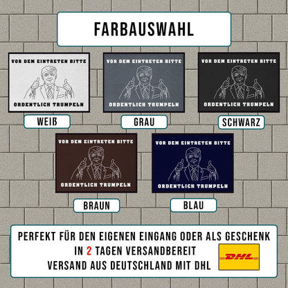 Lustige Fußmatte