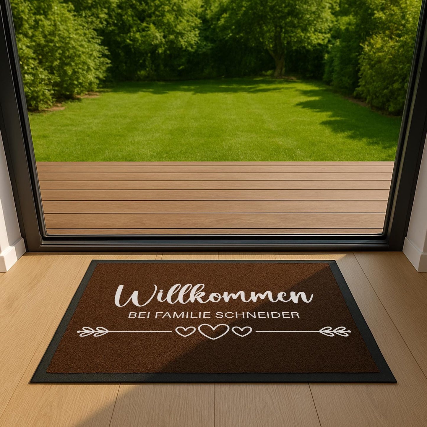 Fußmatte mit Familienname