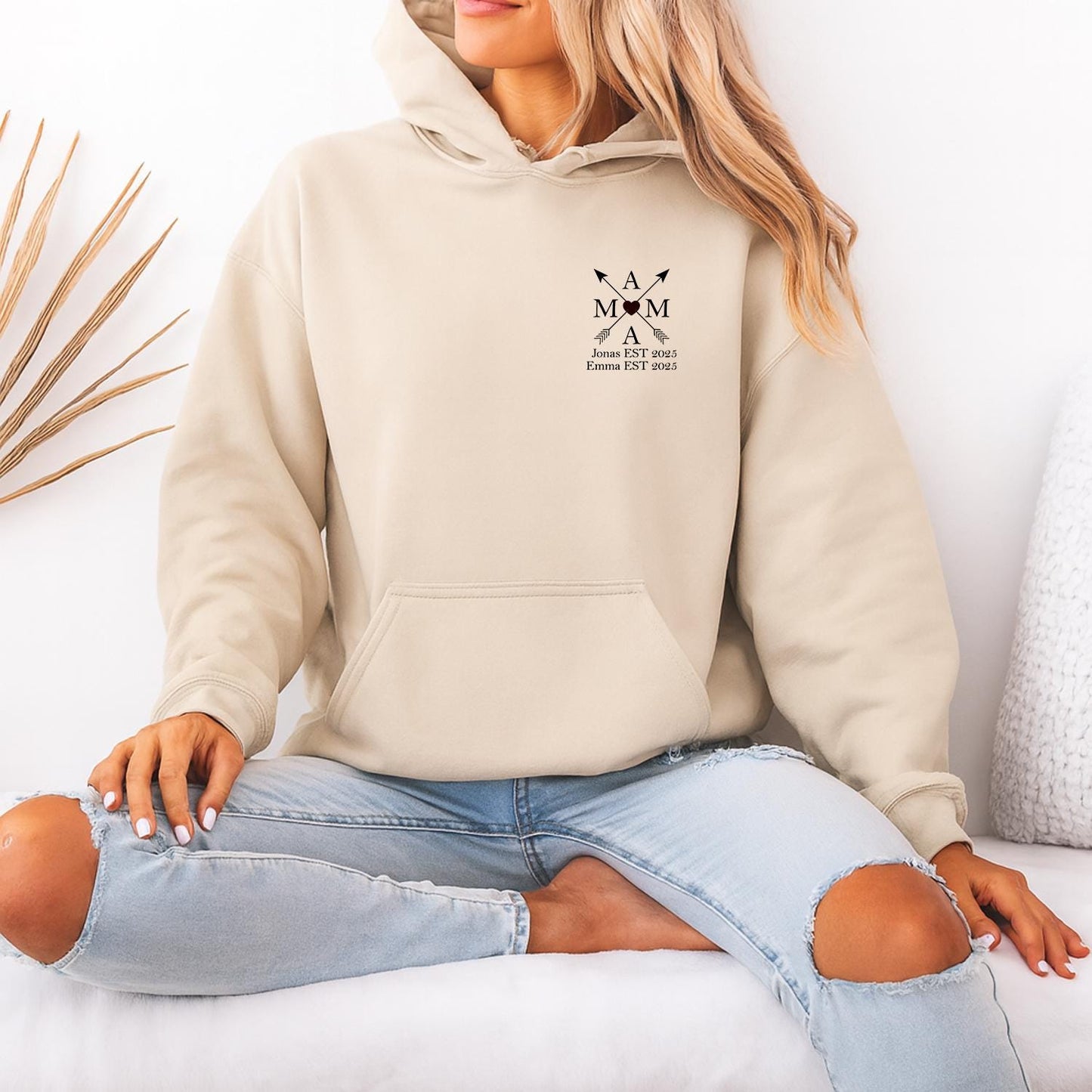 Hoodie für Mama personalisiert
