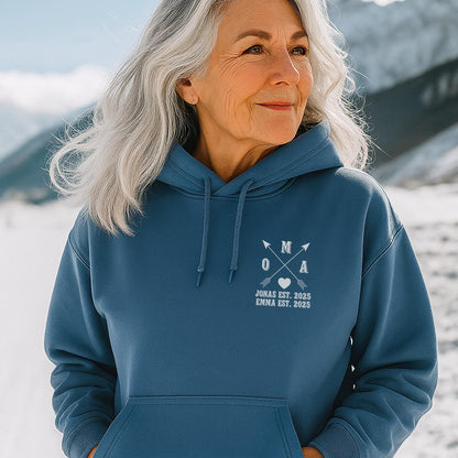 Oma Pullover mit Namen der Kinder