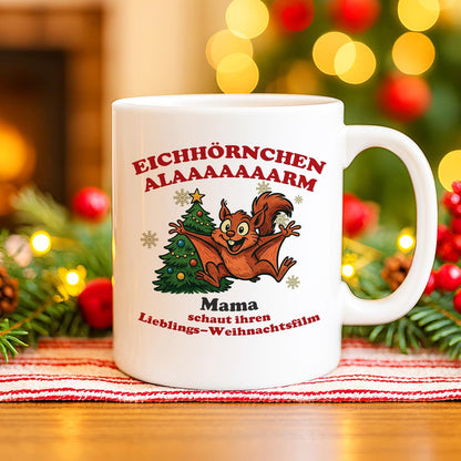 Emailletasse Eichhörnchen Alarm
