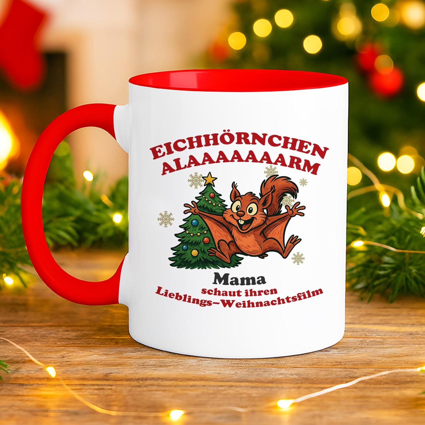 Emailletasse Eichhörnchen Alarm