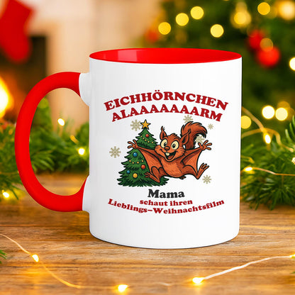 Emailletasse Eichhörnchen Alarm