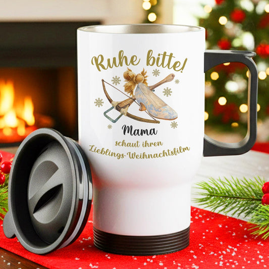 Thermobecher Weihnachtsfilm Mama