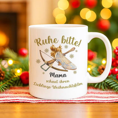 Tasse Weihnachtsfilm Mama